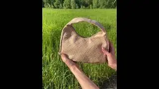 Сумка плетёная беж