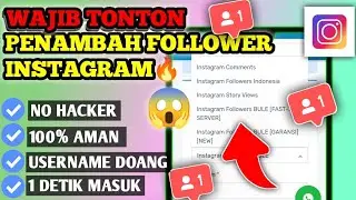Cara Tambah Follower Instagram 100% Permanent | Terbaru 2024🔥