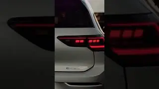 SUPER cool lights on the new VW Golf!
