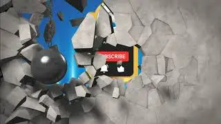 Broken Wall Green Screen Animation,| free to use | No copyright ©️