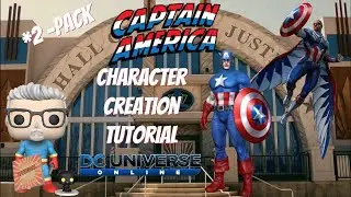 DCUO Classic and Modern Captain America Character Creation Tutorials