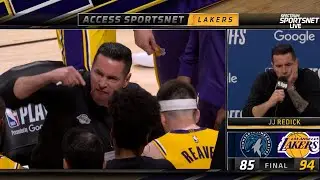 JJ Redick Legendary Timeout That Won Lakers Game 2 vs Timberwolves in NBA Playoffs Breakdown