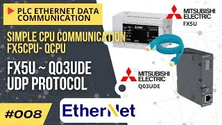 Simple CPU Communication Mitsubishi FX5U with Q03UDE
