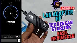 Review Lan Adapter HP dengan Internet Starlink