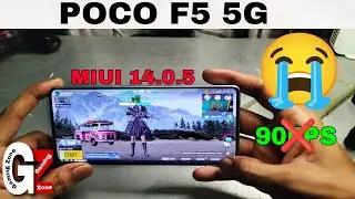 BGMI 90FPS In POCO F5 | After Update 😭