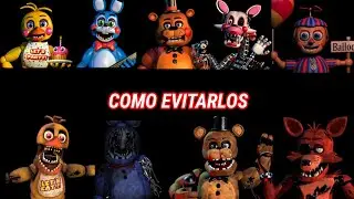 COMO EVITAR A LOS ANIMATRONICO DE FNAF 2 / TUTORIAL / KabalGamePlay!