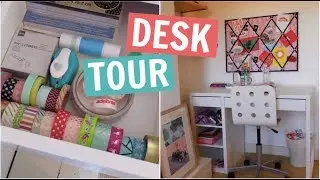 TOUR PELA ESCRIVANINHA | Desk Tour + Stationery | Lari Torres