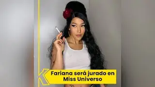 La artista colombiana Fariana fue confirmada como jurado de Miss Universo