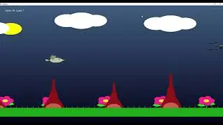 SkyFlyer – 2D Game in OpenGL (C++ & GLUT) | Computer Graphics Project | AIUB