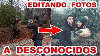 FOTOS a DESCONOCIDOS | Fotos bajo la lluvia | Editar en Photoshop