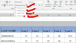How to Merge and Unmerge cells in Excel.