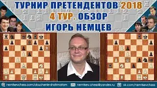 Турнир претендентов 2018. Обзор 4 тура. Игорь Немцев. Шахматы