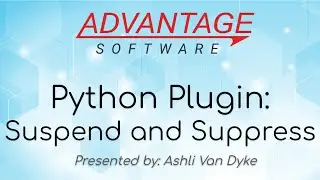 Python Plugin: Suspend and Suppress