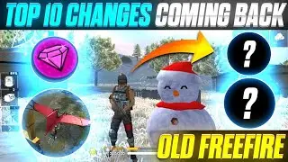 Old Free Fire Return Back 😍 || Free Fire New Updates In Telugu || Ob39 Updates ✔️