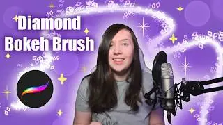 How to Make a Diamond Bokeh Brush in Procreate