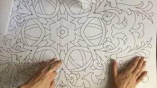 Подготовка дизайна и перенос рисунка на ткань.