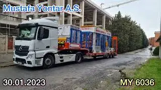 Отгрузка вибропресса MY 6036, четырех пресс-форм и 2-х адресных подачь бетона
