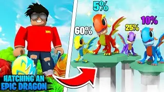 HATCHING A 5% ULTRA RARE DRAGON... Roblox Dragon Fire