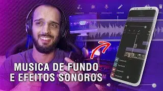 COMO COLOCAR MÚSICA DE FUNDO NO VÍDEO USANDO O CELULAR ?
