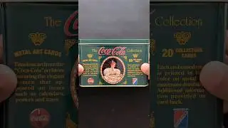 1994 Coca-Cola Metal Art Collectors Cards #shorts