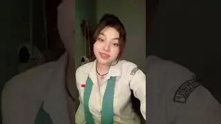 Cewek SMA cantik dan seksi joget tiktok