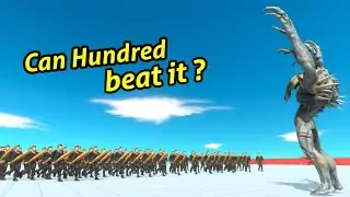 Can 100 angry joe beat strong units ? animal revolt battle simulator