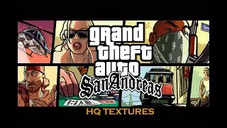 GTA San Andreas HQ Textures mod ReShade ON/OFF comparition