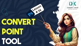 How to use Convert Point Tool in Adobe Photoshop