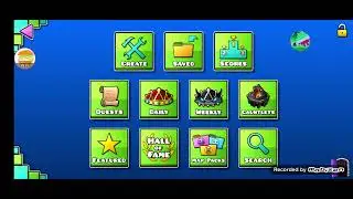 ИГРА ПОД НАЗВАНИЕМ GEOMETRY DASH! ПРОходИМ РазНЫЕ УРОвни!! С Модом: МЕНЮ! + (С ЧИТами!)
