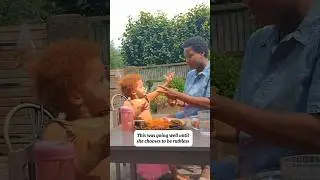 Scissors ✂️ challenge with my 2 years old #funny  #shorts  #food