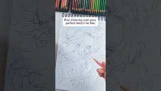 POV: You finally drew a good sketch but now you need to color it... #art #anime #Shinobu
