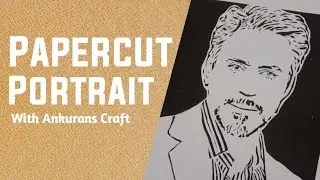 How to make a paper cut portrait