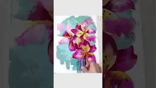 пишем цветы маслом
