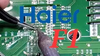 Haier DC inverter AC F1 error code AC PCB 