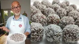 Palline di Cocco e Cacao - Ricetta Facile e Veloce Senza Cottura