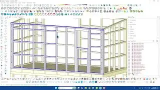 SketchUp - How to 3D Model a Cabin - Framing - Outliner Visibility Options