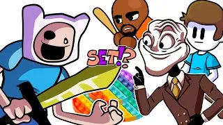 FNF Characters VS Finn | POP-IT Battle | FRIDAY NIGHT FUNKIN ANIMATION | SPECIAL EDITION