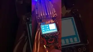 Checking beam driver parameters.  Nice beam, NUBM4F 8W diode