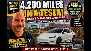 Tesla Trip Traveled Over 4,200 Miles on Grand Canyon Trip