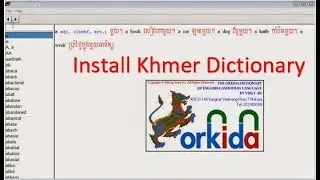How to install Khmer dictionary full version