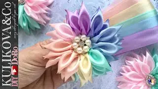 Kanzashi bows from basic petals + Crash test