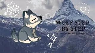 Wolf step by step| Рисование волчонка пошагово
