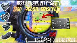 NEW UPDATE 3.3!! BEST SENSITIVITY CODE+CONTROL SETTINGS BGMI/PUBG MOBILE | BGMI AFTER UPDATE 3.3🔥