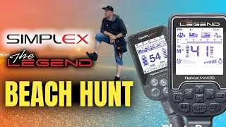 Nokta Makro SIMPLEX LEGEND | UK Beach Metal Detecting (South coast detecting)
