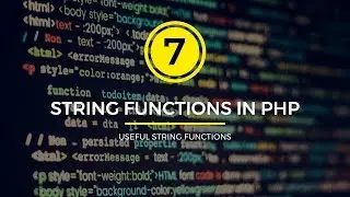 String Functions in PHP 7.1 Tutorials   👍 🔔🔥 🔥 🔥