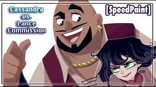 Cassandra vs. Lance - Tangled Speedpaint [Commission]