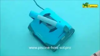 Robot piscine électrique Robotclean 5 Ubbink fond murs parois ligne d'eau 100 m²