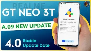 Realme GT Neo 3T New Update A.09 | GT Neo3T December A.09 Update | Realme UI 4.0 Stable Update Date⚡