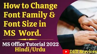 (18.) How to Change Font Family & Font Size in Microsoft Office Word 2021