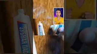 Убираем царапины на мебели лайфхак